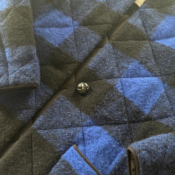 Wilfred Free Blue Buffalo check coat - Picture 3 of 5